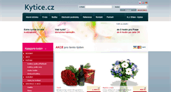 Desktop Screenshot of kytice.cz